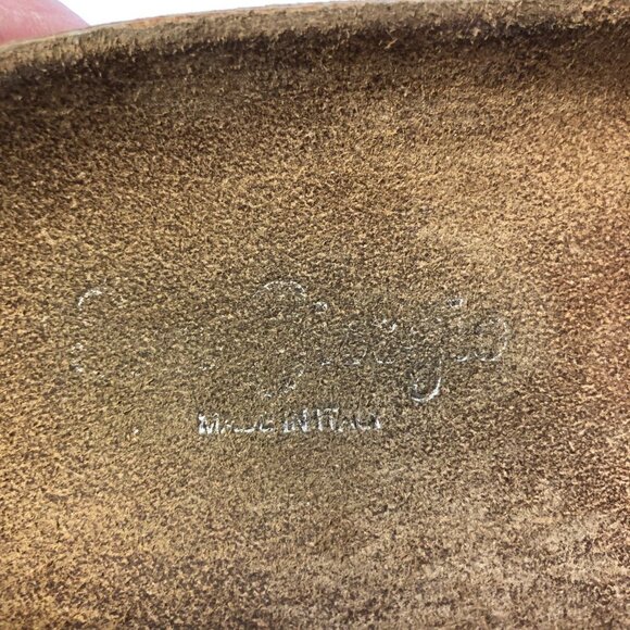 San Giorgio Wine Criss Cross Leather Strap Summer Sandals Size 9 - Picture 9 of 10